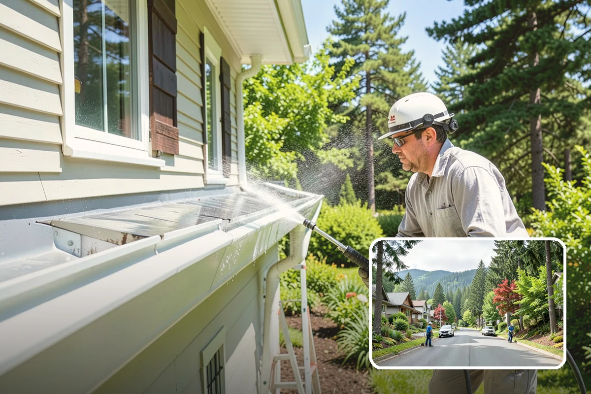 Roof Maintenance Cleaning in Darrington, Snohomish County, WA - Keeps moss and algae from re-establishing between deep cleans