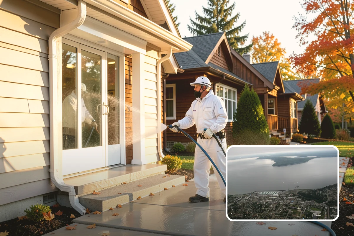 Roof Maintenance Cleaning in Des Moines, King County, WA - Keeps moss and algae from re-establishing between deep cleans