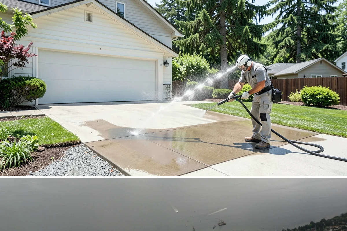 Roof Maintenance Cleaning in Des Moines, King County, WA - Twice-yearly visits in spring and fall keep the roof ahead of the region's relentless growth cycle.