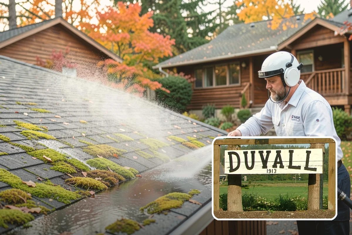 Roof Maintenance Cleaning in Duvall, King County, WA - Keeps moss and algae from re-establishing between deep cleans