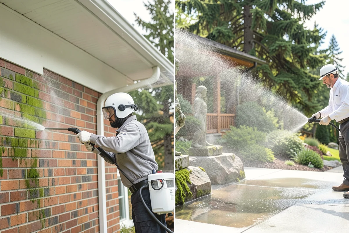 Roof Maintenance Cleaning in Edgewood, Pierce County, WA - Inspect the roof for new growth, debris, and wear
