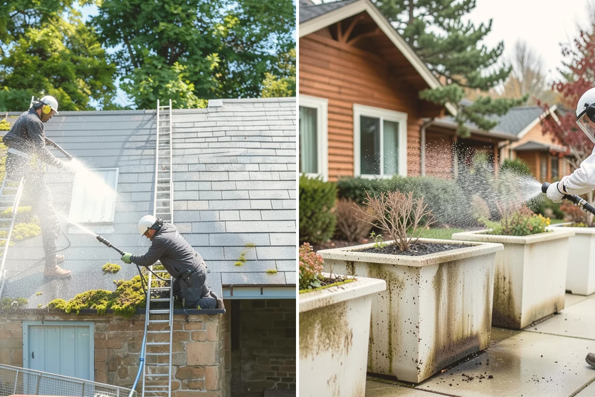 Roof Maintenance Cleaning in Edmonds, Snohomish County, WA - Inspect the roof for new growth, debris, and wear