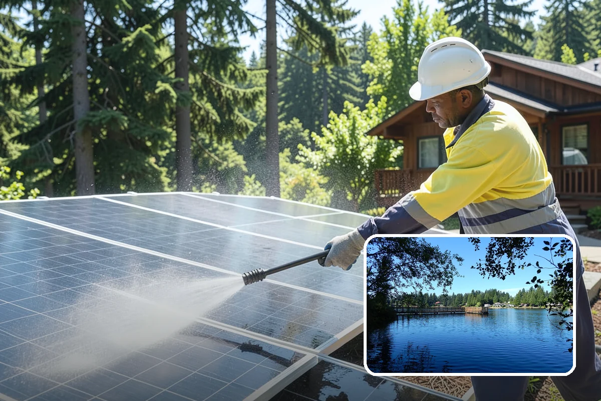 Roof Maintenance Cleaning in Federal Way, King County, WA - Keeps moss and algae from re-establishing between deep cleans