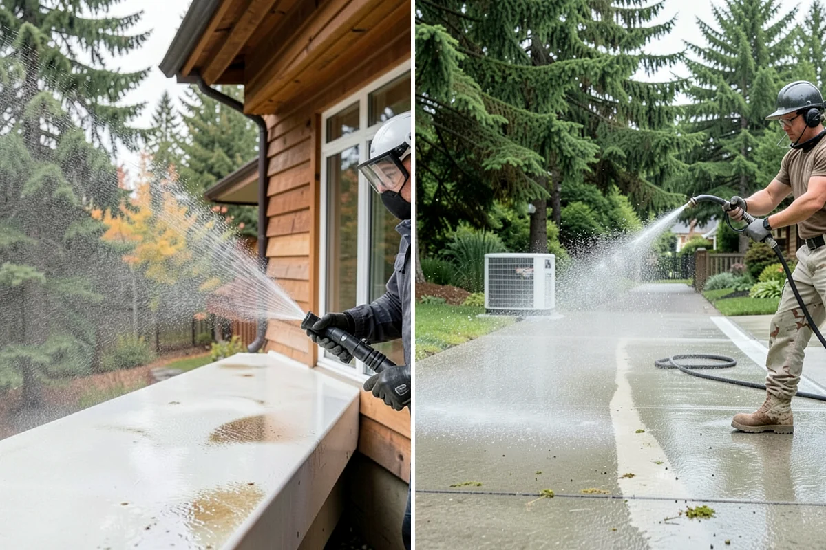 Roof Maintenance Cleaning in Gig Harbor, Pierce County, WA - Inspect the roof for new growth, debris, and wear