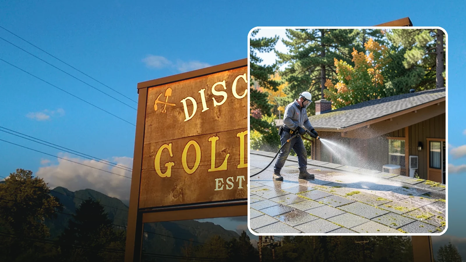 Roof Maintenance Cleaning in Gold Bar, Snohomish County, WA - A recurring roof maintenance cleaning that keeps moss, algae, and debris in check across Washington's long wet season.
