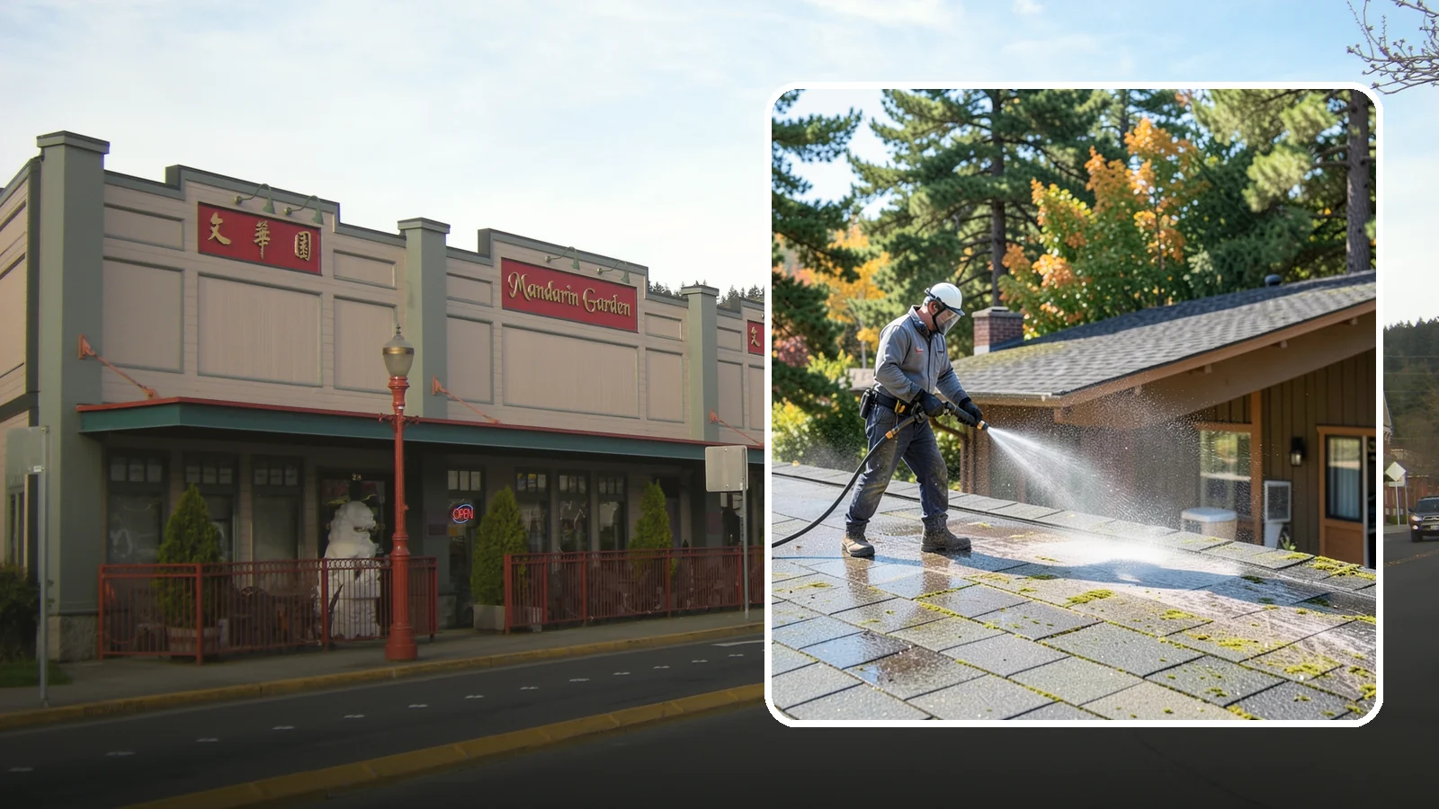 Roof Maintenance Cleaning in Issaquah, King County, WA - A recurring roof maintenance cleaning that keeps moss, algae, and debris in check across Washington's long wet season.