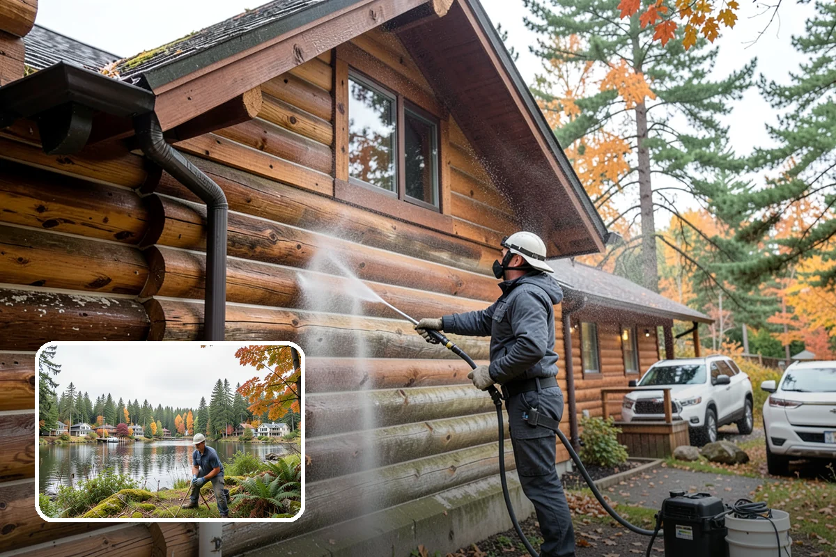 Roof Maintenance Cleaning in La Conner, Skagit County, WA - Keeps moss and algae from re-establishing between deep cleans