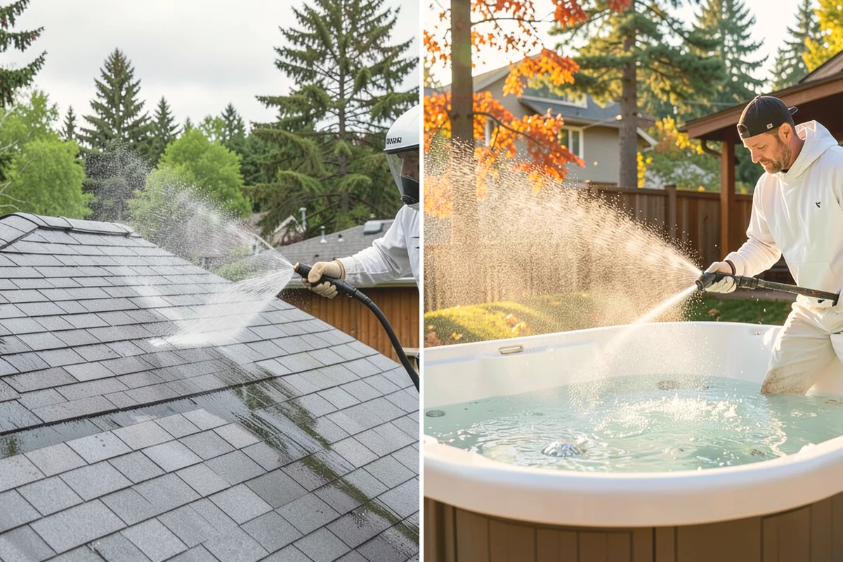 Roof Maintenance Cleaning in Langley, Island County, WA - Inspect the roof for new growth, debris, and wear