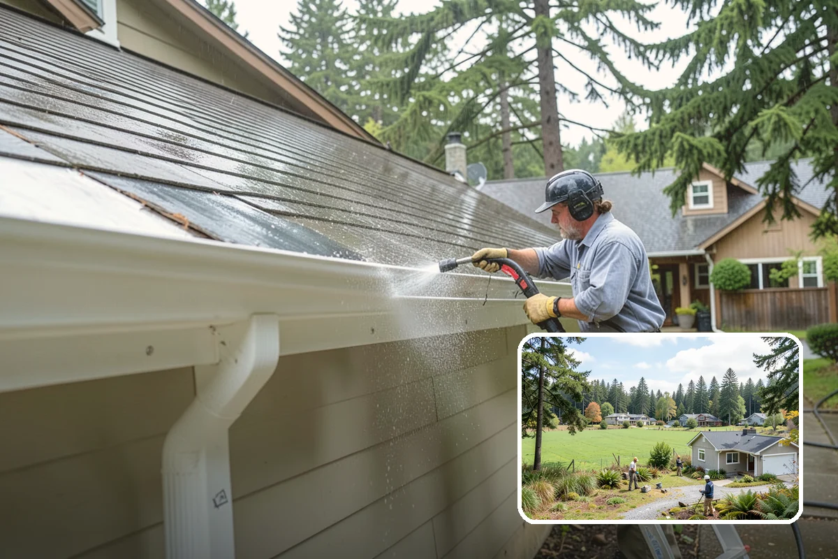 Roof Maintenance Cleaning in Lyman, Skagit County, WA - Keeps moss and algae from re-establishing between deep cleans