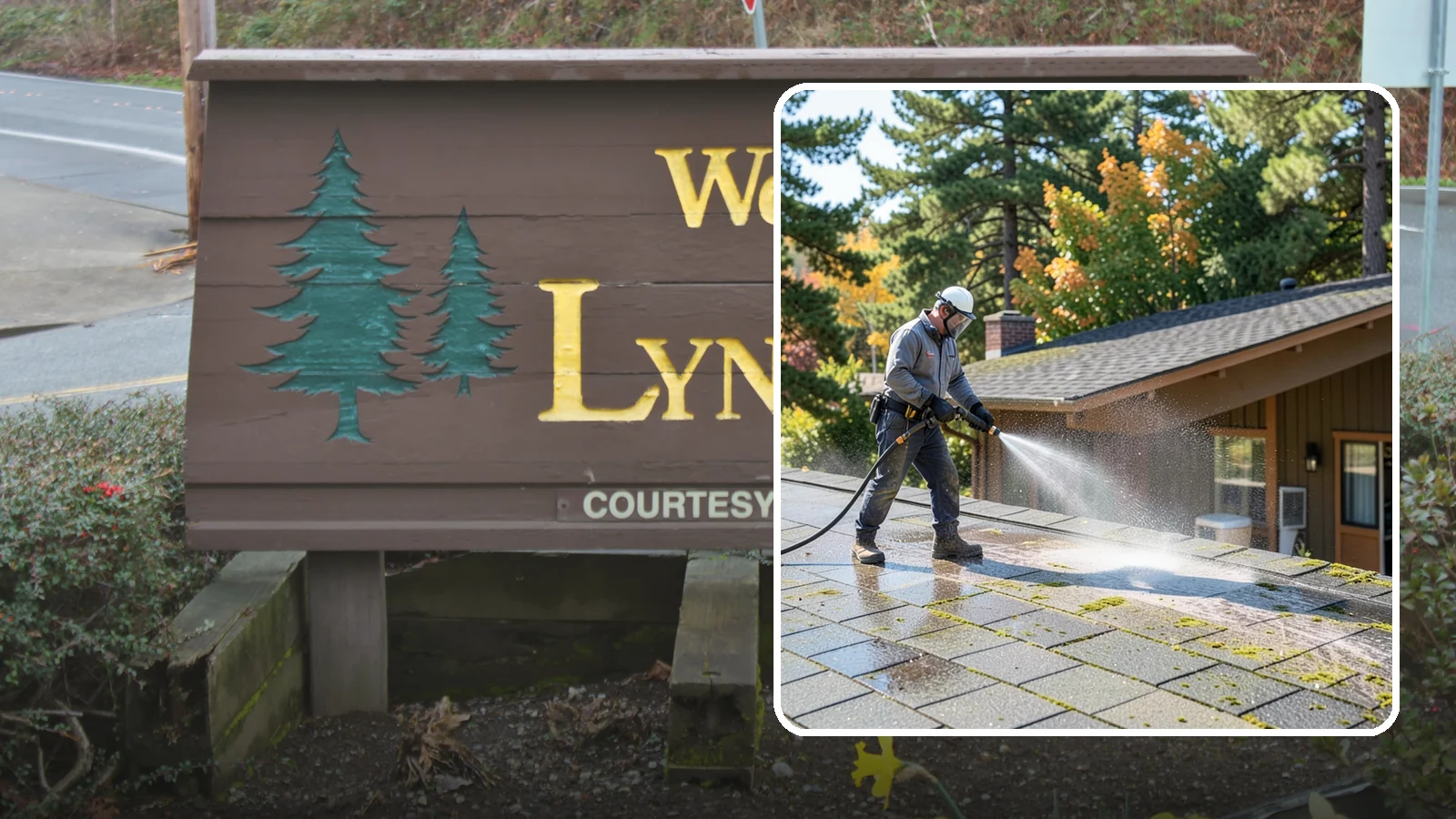 Roof Maintenance Cleaning in Lynnwood, Snohomish County, WA - A recurring roof maintenance cleaning that keeps moss, algae, and debris in check across Washington's long wet season.