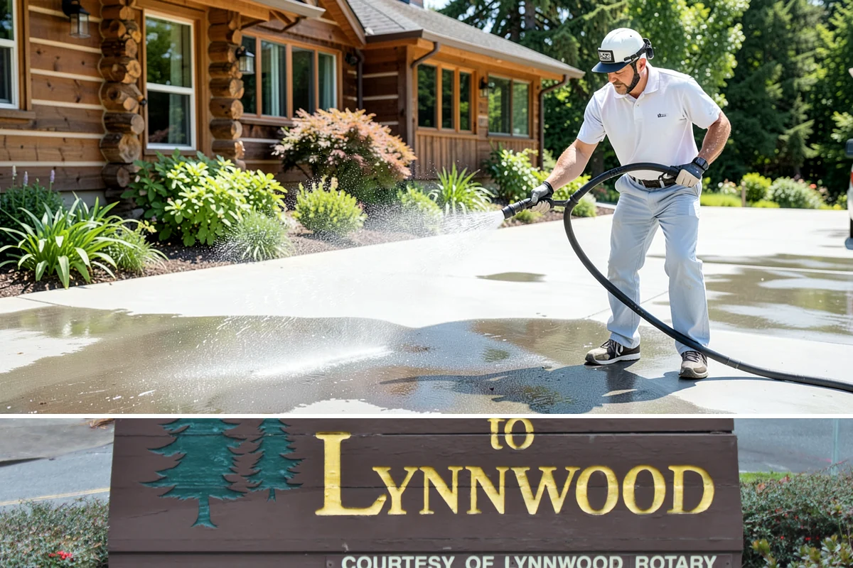 Roof Maintenance Cleaning in Lynnwood, Snohomish County, WA - Twice-yearly visits in spring and fall keep the roof ahead of the region's relentless growth cycle.