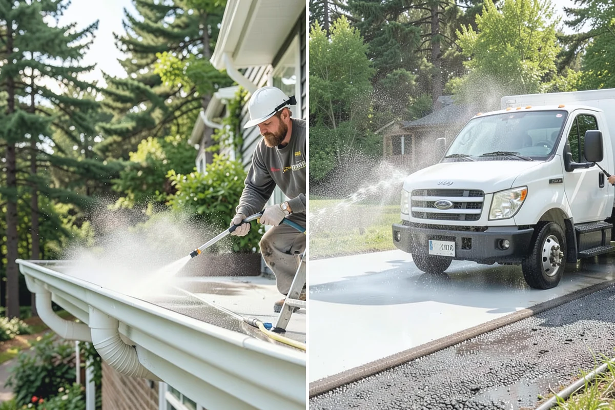 Roof Maintenance Cleaning in Medina, King County, WA - Inspect the roof for new growth, debris, and wear