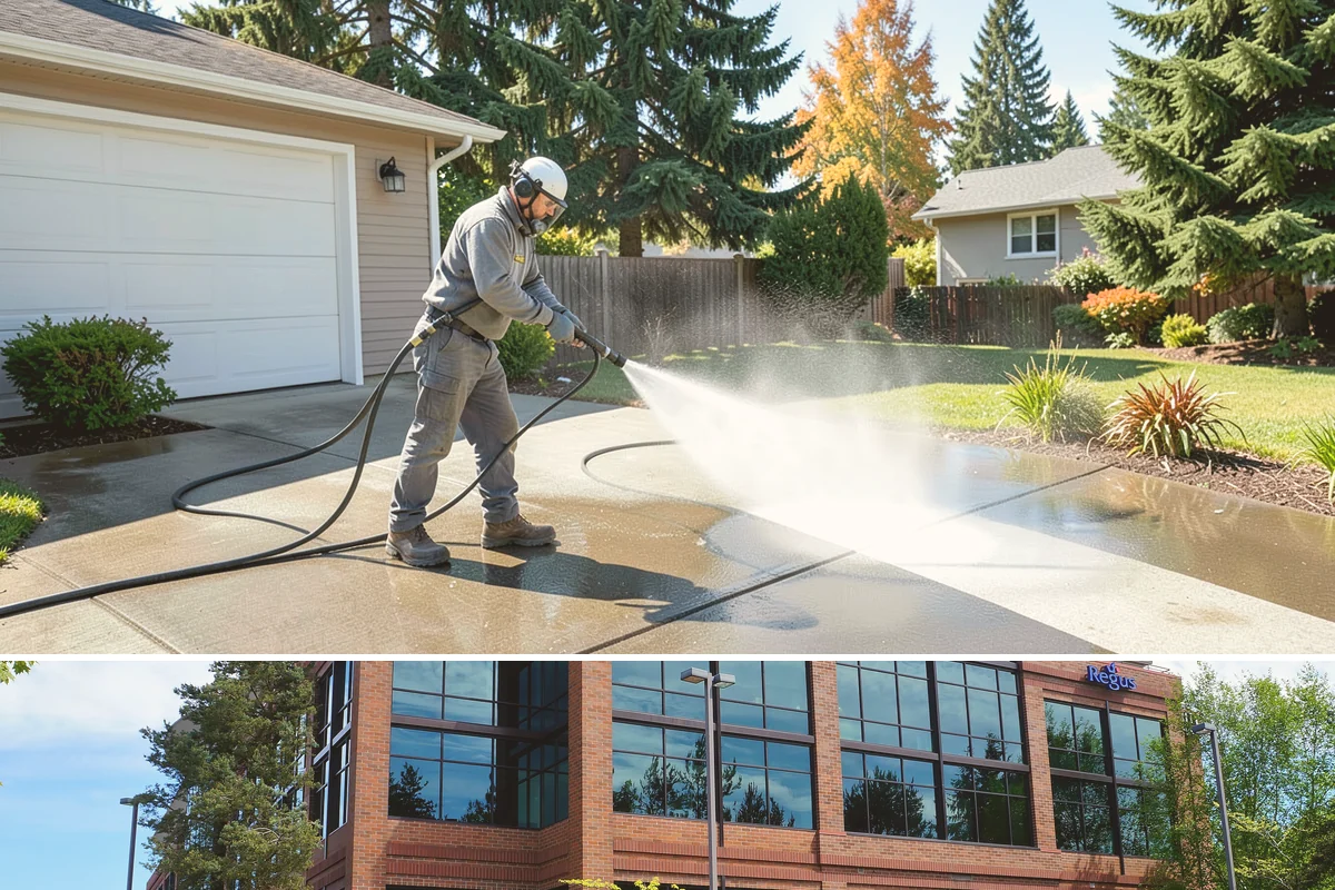 Roof Maintenance Cleaning in Mountlake Terrace, Snohomish County, WA - Twice-yearly visits in spring and fall keep the roof ahead of the region's relentless growth cycle.