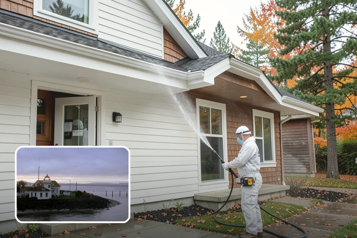 Roof Maintenance Cleaning in Mukilteo, Snohomish County, WA - Keeps moss and algae from re-establishing between deep cleans
