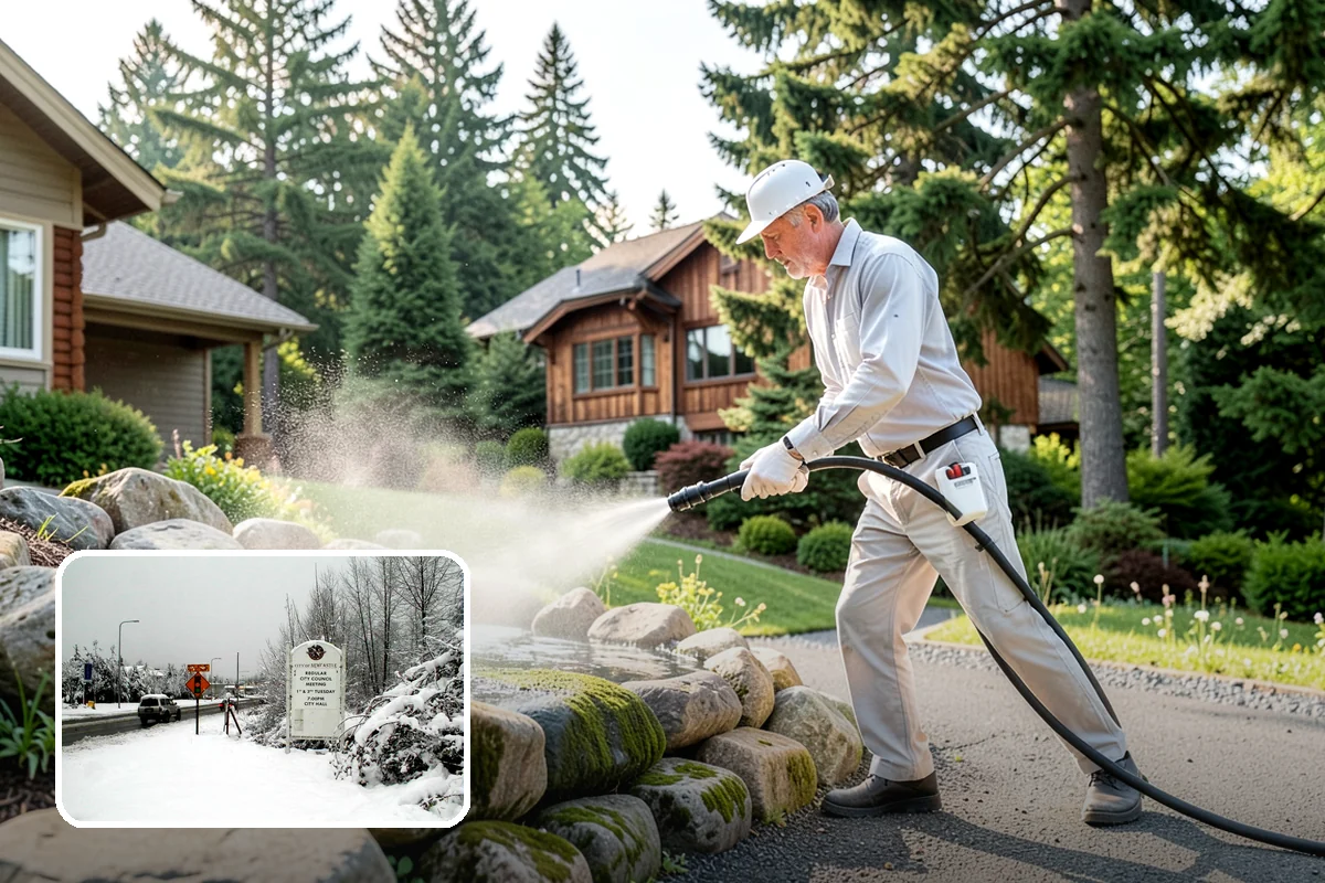 Roof Maintenance Cleaning in Newcastle, King County, WA - Keeps moss and algae from re-establishing between deep cleans