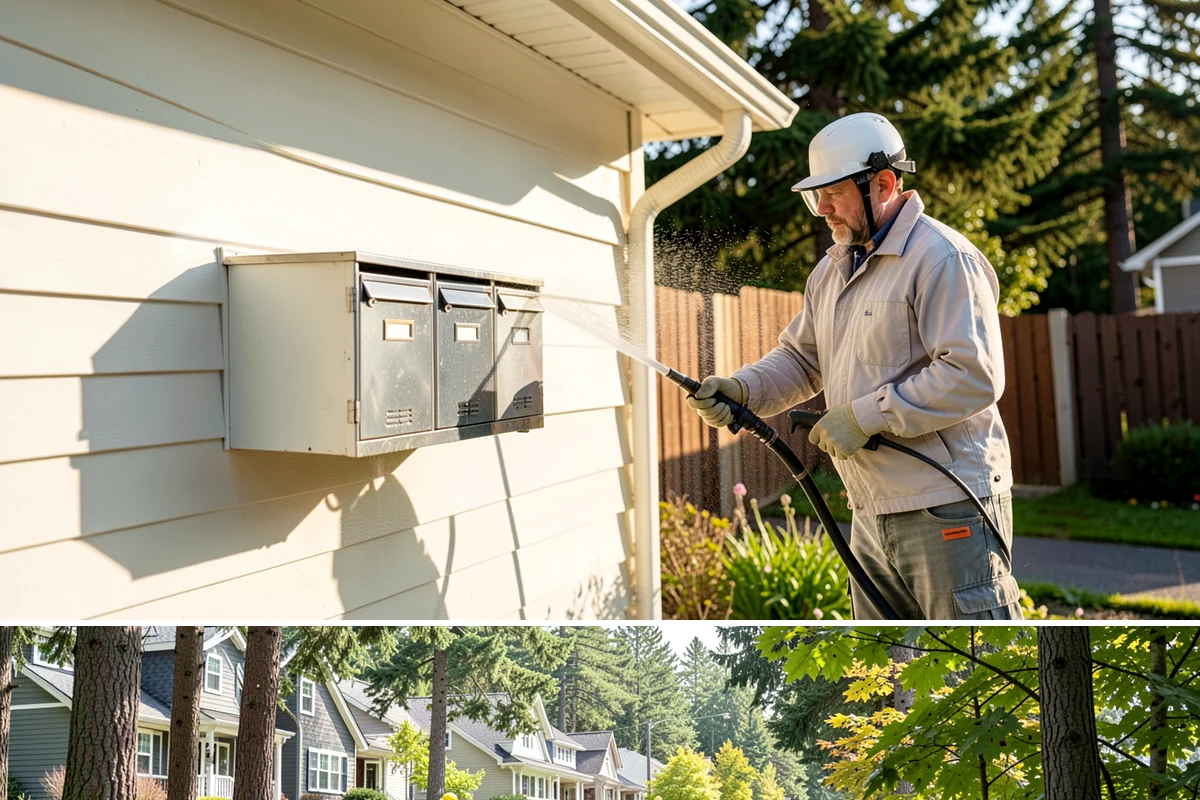 Roof Maintenance Cleaning in Normandy Park, King County, WA - Twice-yearly visits in spring and fall keep the roof ahead of the region's relentless growth cycle.
