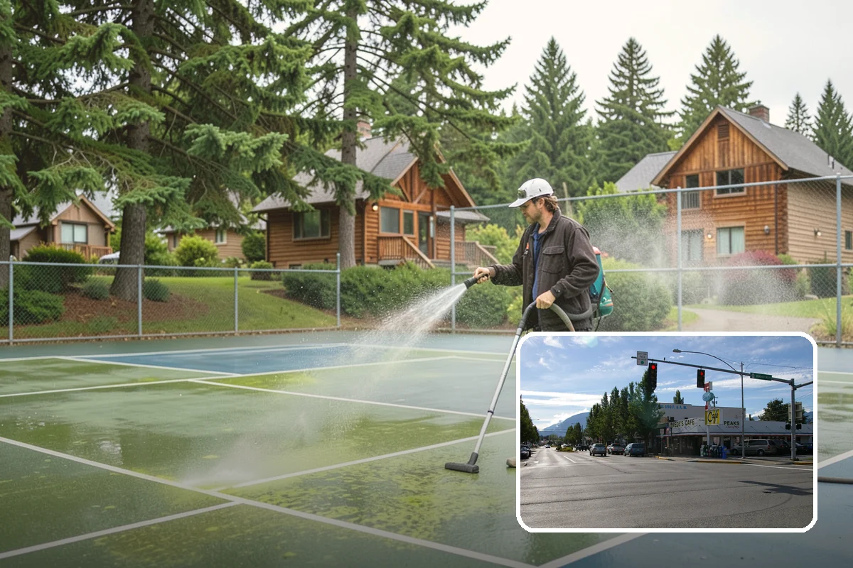 Roof Maintenance Cleaning in North Bend, King County, WA - Keeps moss and algae from re-establishing between deep cleans