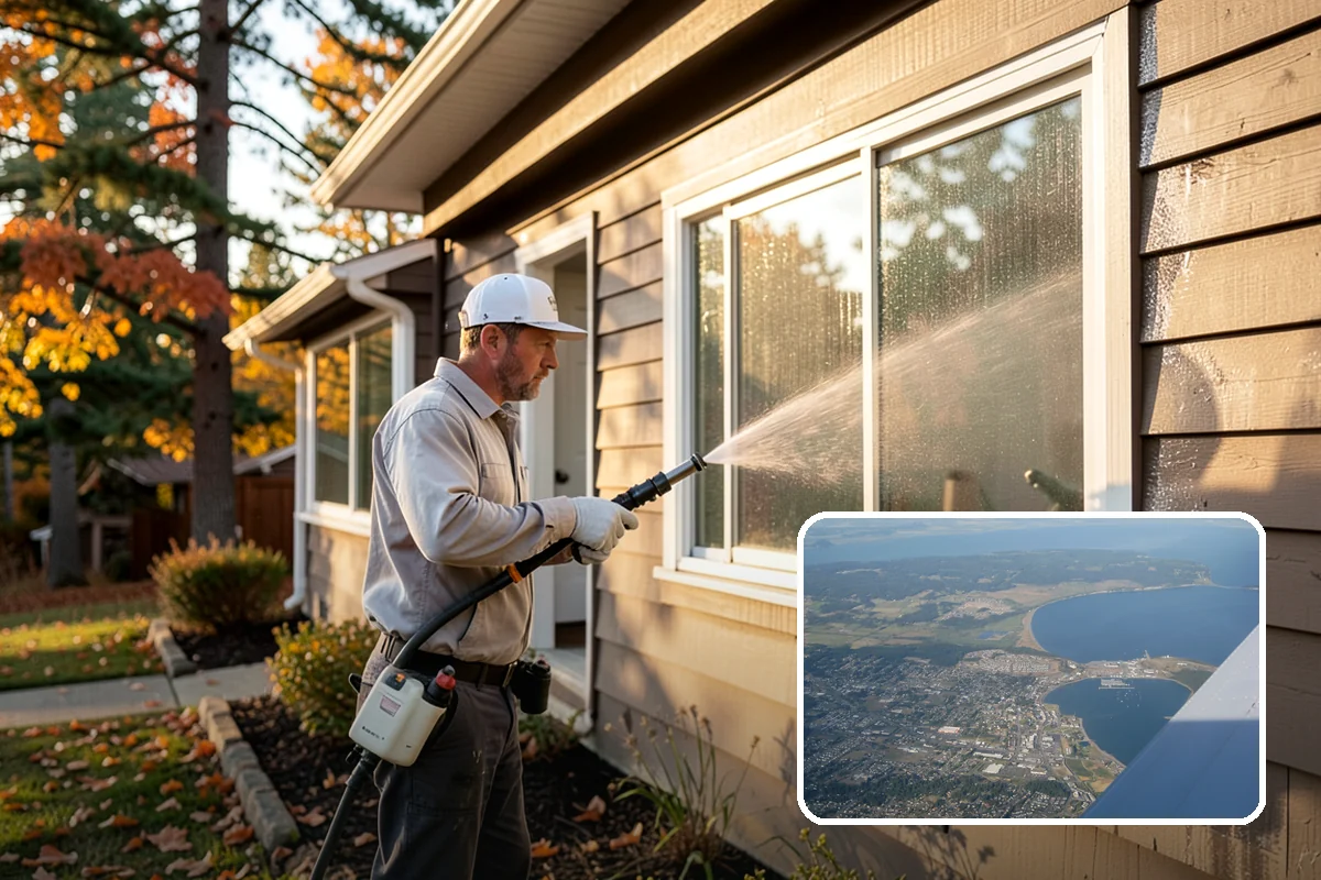 Roof Maintenance Cleaning in Oak Harbor, Island County, WA - Keeps moss and algae from re-establishing between deep cleans