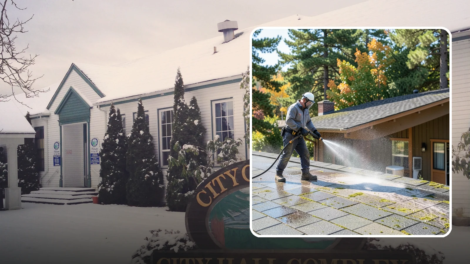 Roof Maintenance Cleaning in Pacific, King County, WA - A recurring roof maintenance cleaning that keeps moss, algae, and debris in check across Washington's long wet season.