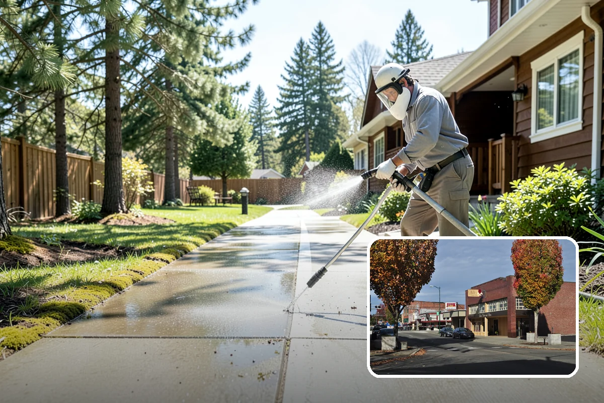 Roof Maintenance Cleaning in Puyallup, Pierce County, WA - Keeps moss and algae from re-establishing between deep cleans