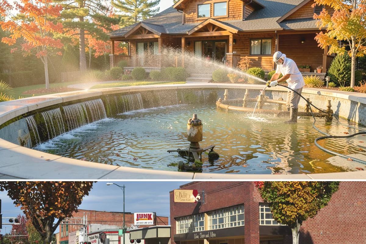 Roof Maintenance Cleaning in Puyallup, Pierce County, WA - Twice-yearly visits in spring and fall keep the roof ahead of the region's relentless growth cycle.