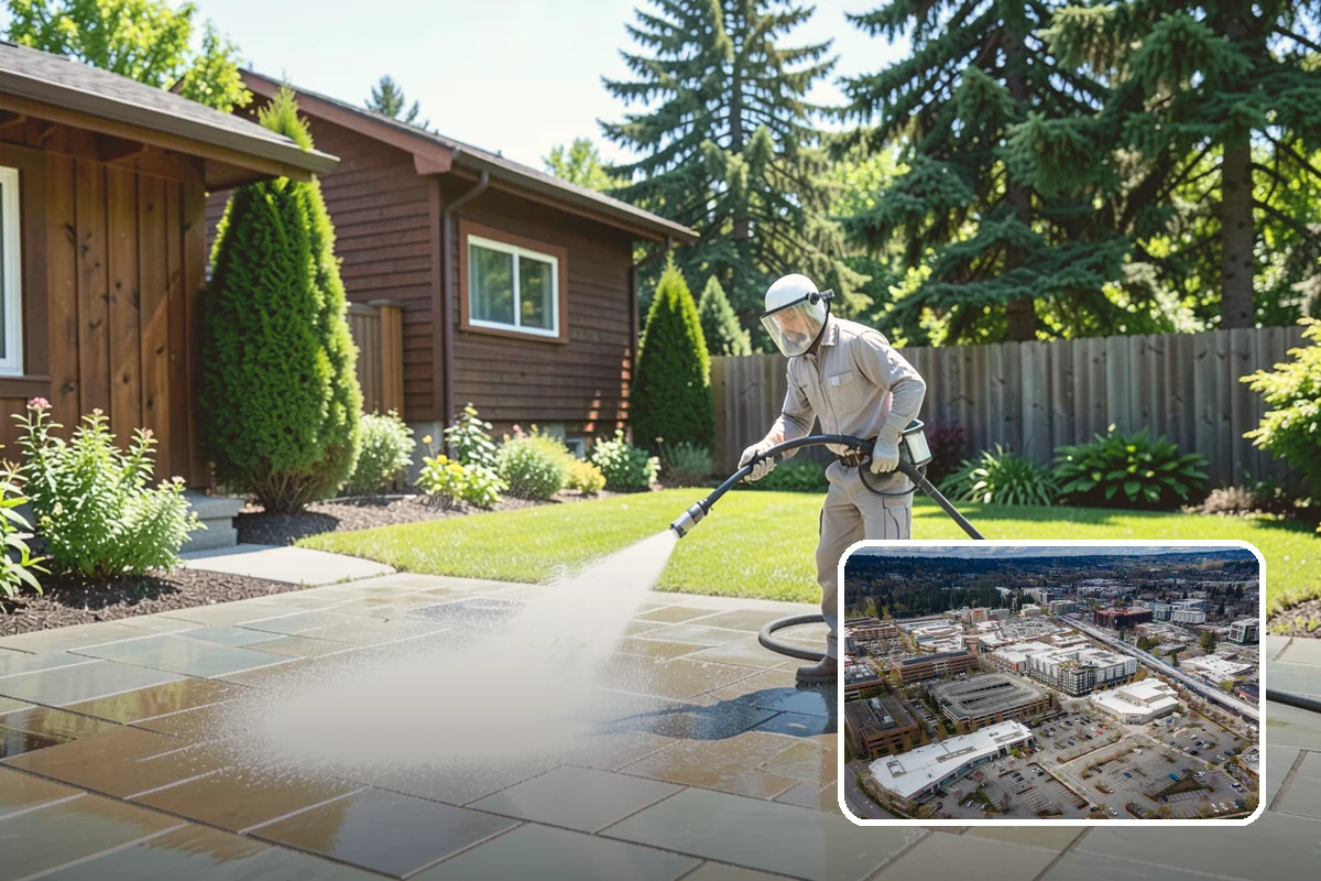 Roof Maintenance Cleaning in Redmond, King County, WA - Keeps moss and algae from re-establishing between deep cleans