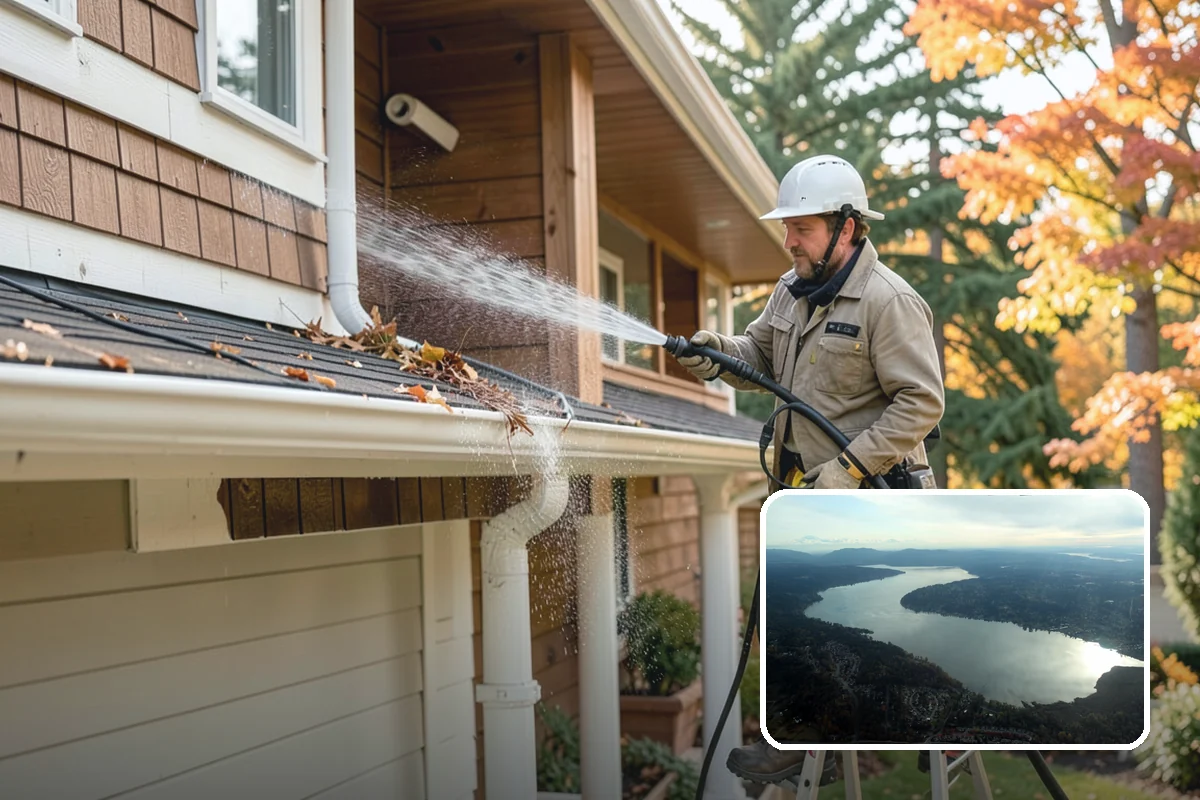 Roof Maintenance Cleaning in Sammamish, King County, WA - Keeps moss and algae from re-establishing between deep cleans