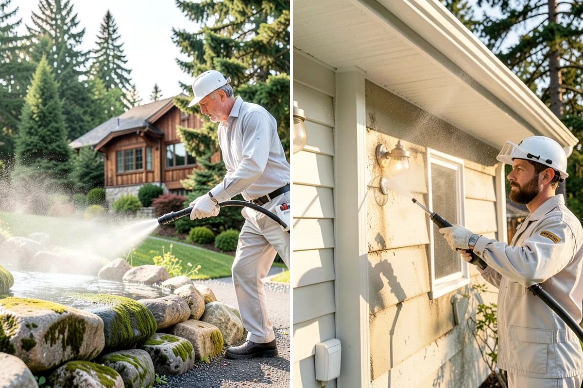 Roof Maintenance Cleaning in SeaTac, King County, WA - Inspect the roof for new growth, debris, and wear