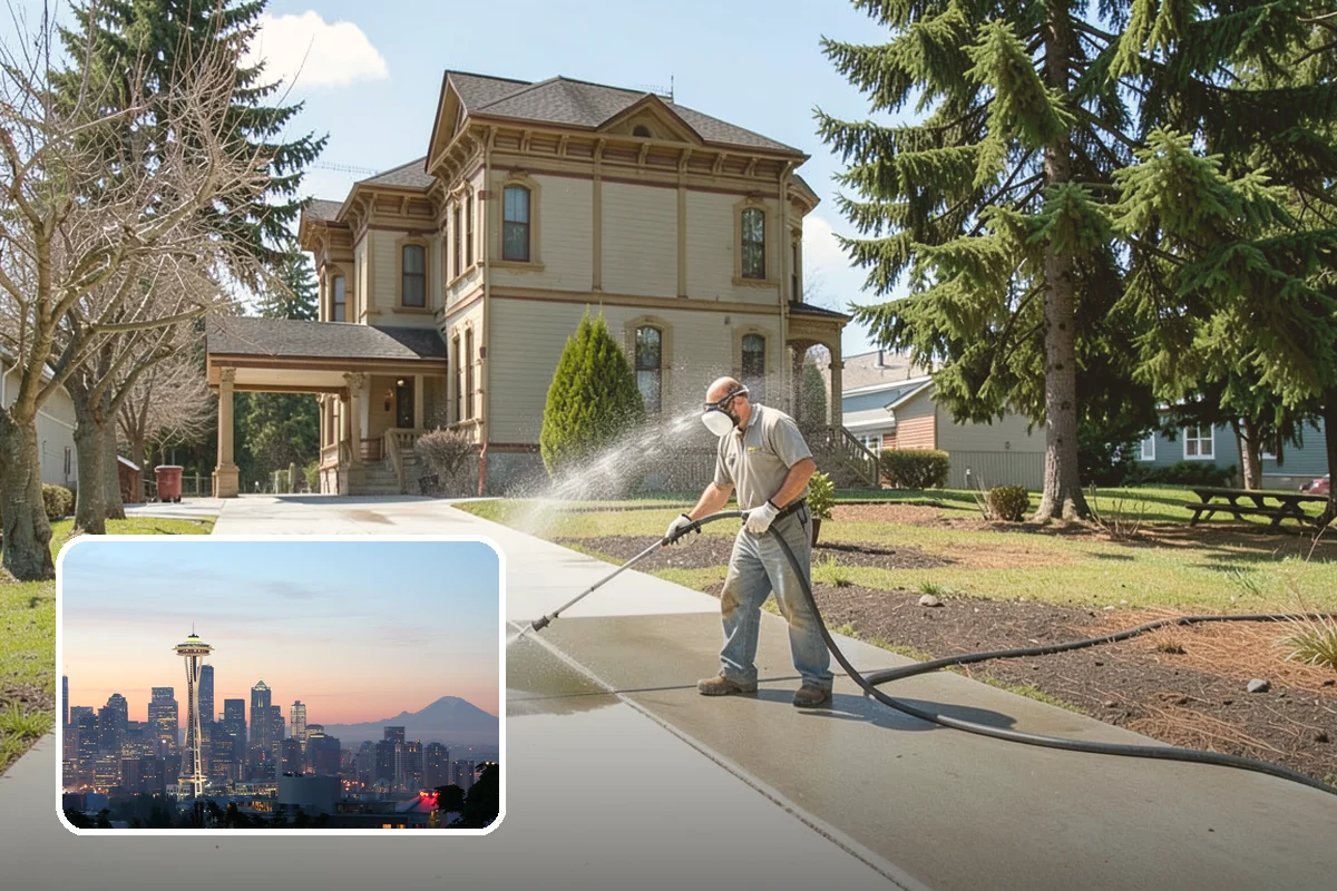 Roof Maintenance Cleaning in Seattle, King County, WA - Keeps moss and algae from re-establishing between deep cleans