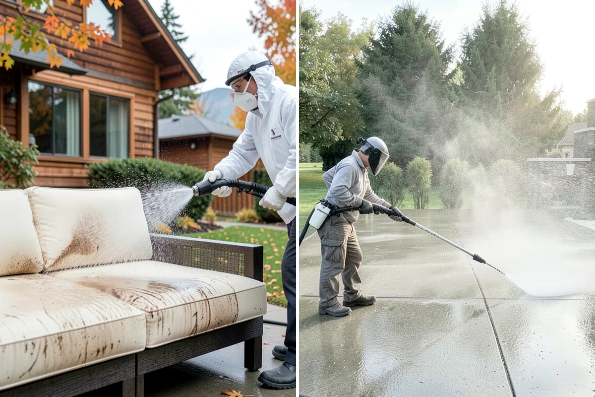 Roof Maintenance Cleaning in Seattle, King County, WA - Inspect the roof for new growth, debris, and wear