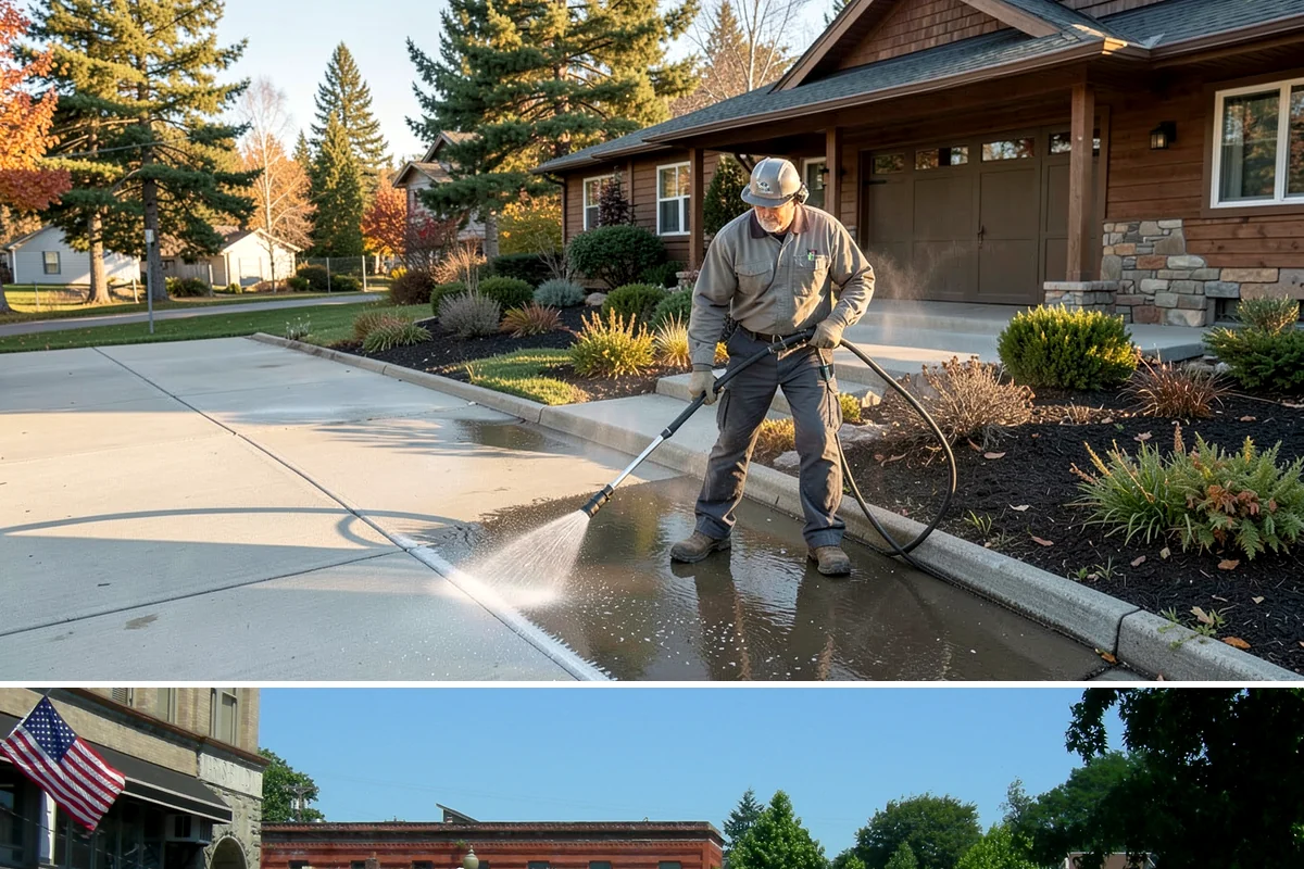 Roof Maintenance Cleaning in Snohomish, Snohomish County, WA - Twice-yearly visits in spring and fall keep the roof ahead of the region's relentless growth cycle.