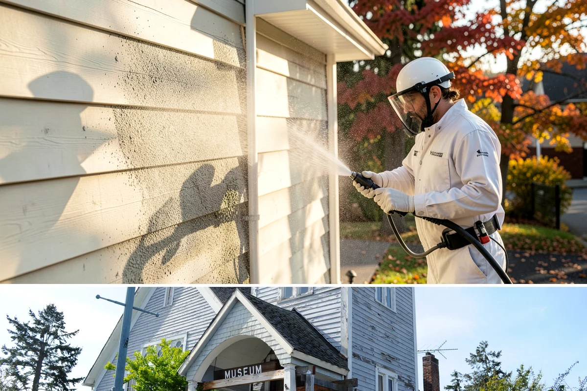 Roof Maintenance Cleaning in Steilacoom, Pierce County, WA - Twice-yearly visits in spring and fall keep the roof ahead of the region's relentless growth cycle.