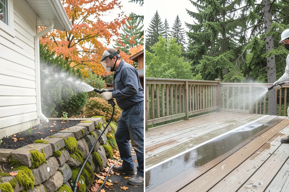 Roof Maintenance Cleaning in Tukwila, King County, WA - Inspect the roof for new growth, debris, and wear