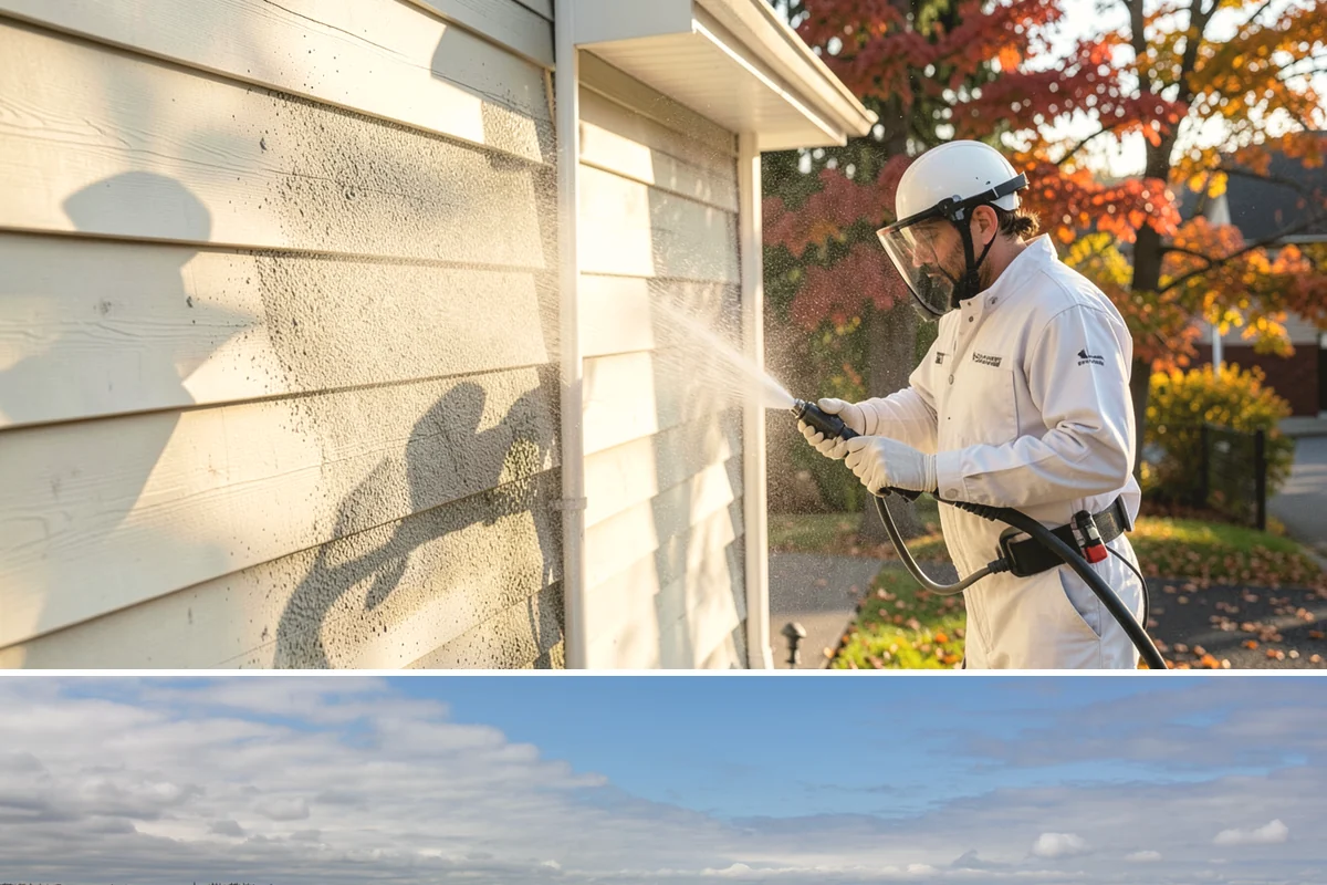 Roof Maintenance Cleaning in University Place, Pierce County, WA - Twice-yearly visits in spring and fall keep the roof ahead of the region's relentless growth cycle.