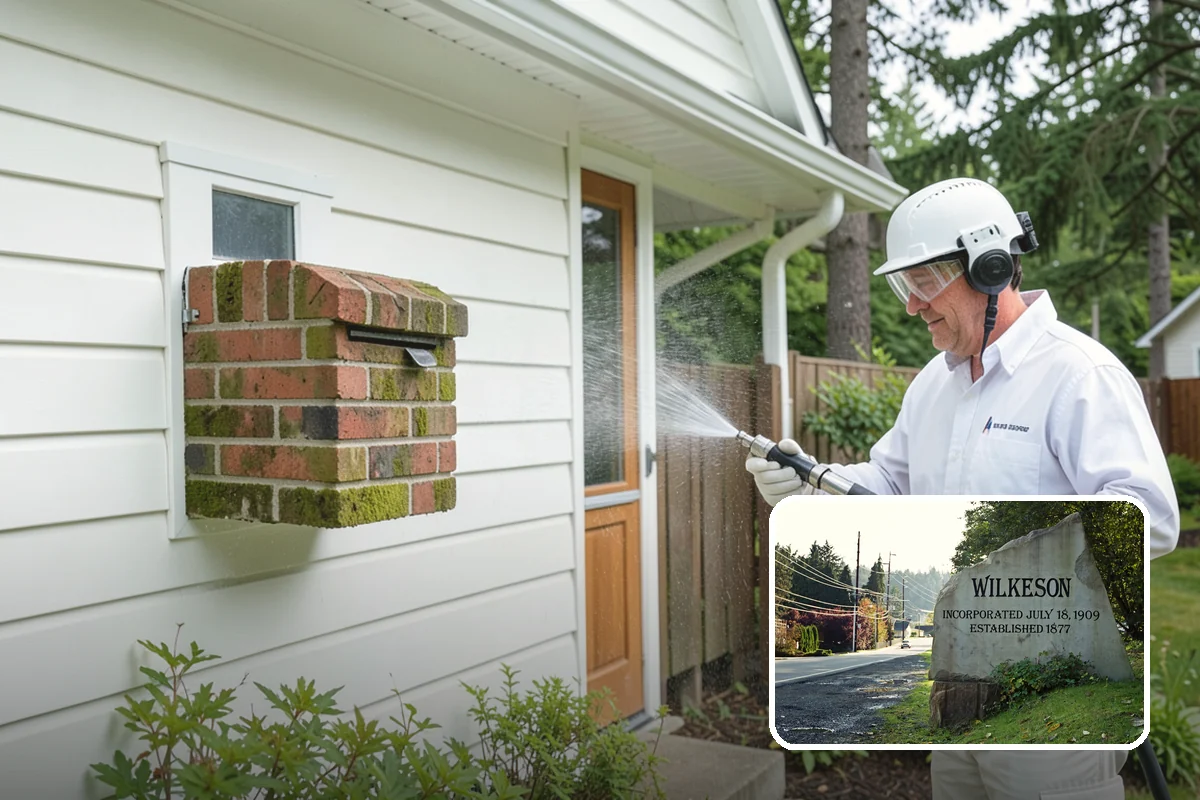 Roof Maintenance Cleaning in Wilkeson, Pierce County, WA - Keeps moss and algae from re-establishing between deep cleans