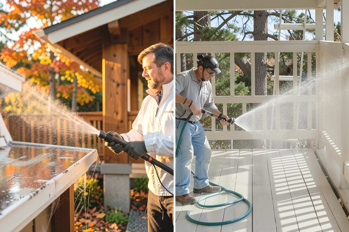 Roof Maintenance Cleaning in Yarrow Point, King County, WA - Inspect the roof for new growth, debris, and wear