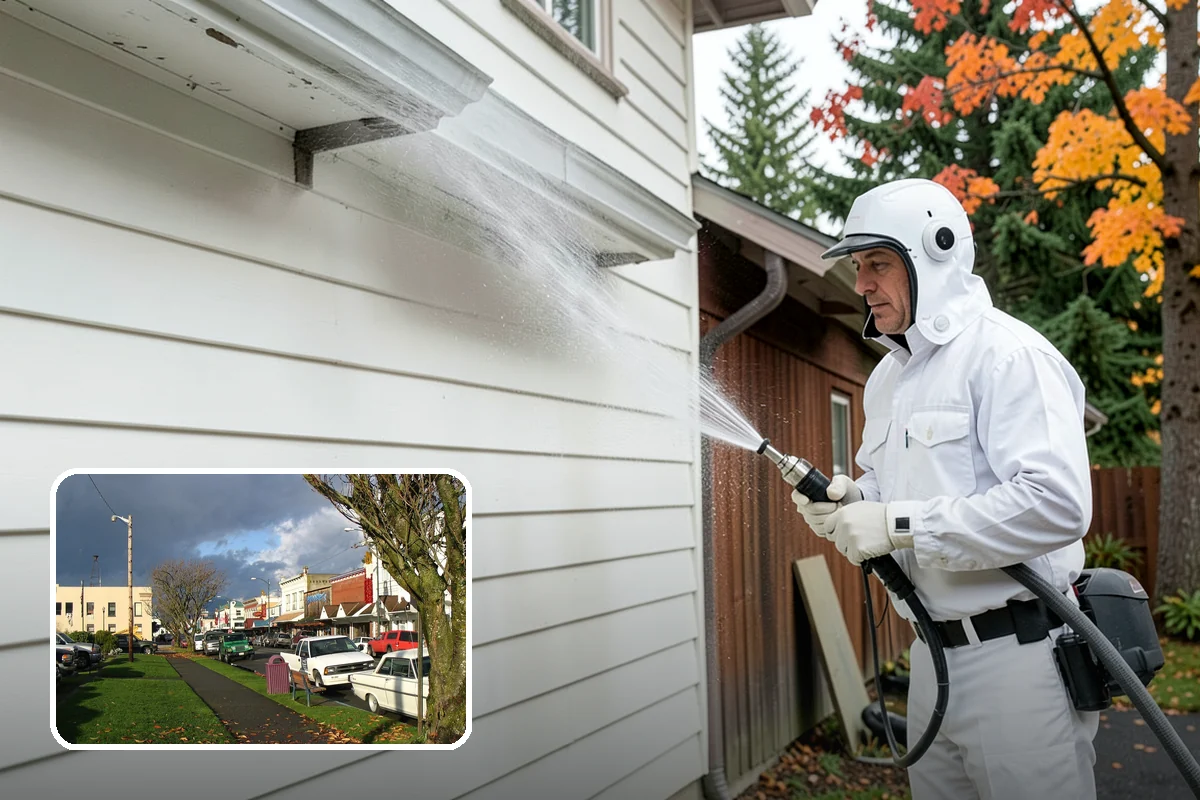 Roof Mildew Treatment in Arlington, Snohomish County, WA - Kills mildew at the source rather than hiding it