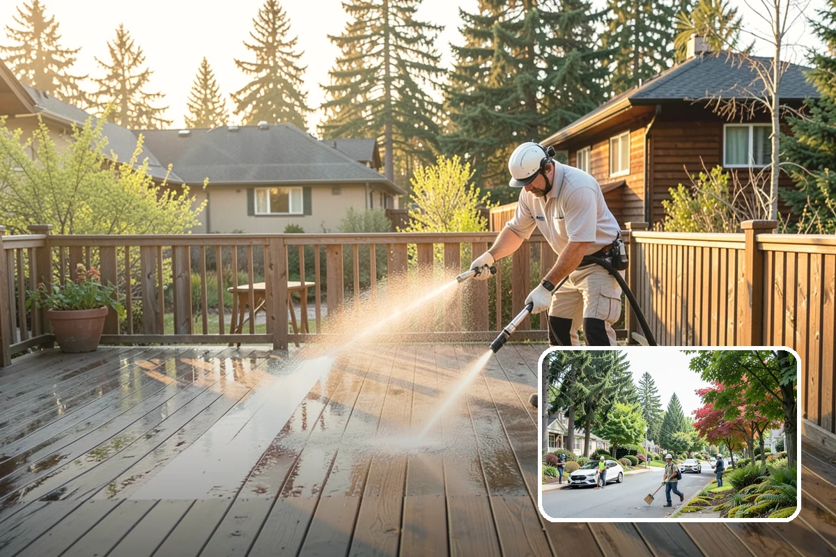 Roof Mildew Treatment in Beaux Arts Village, King County, WA - Kills mildew at the source rather than hiding it