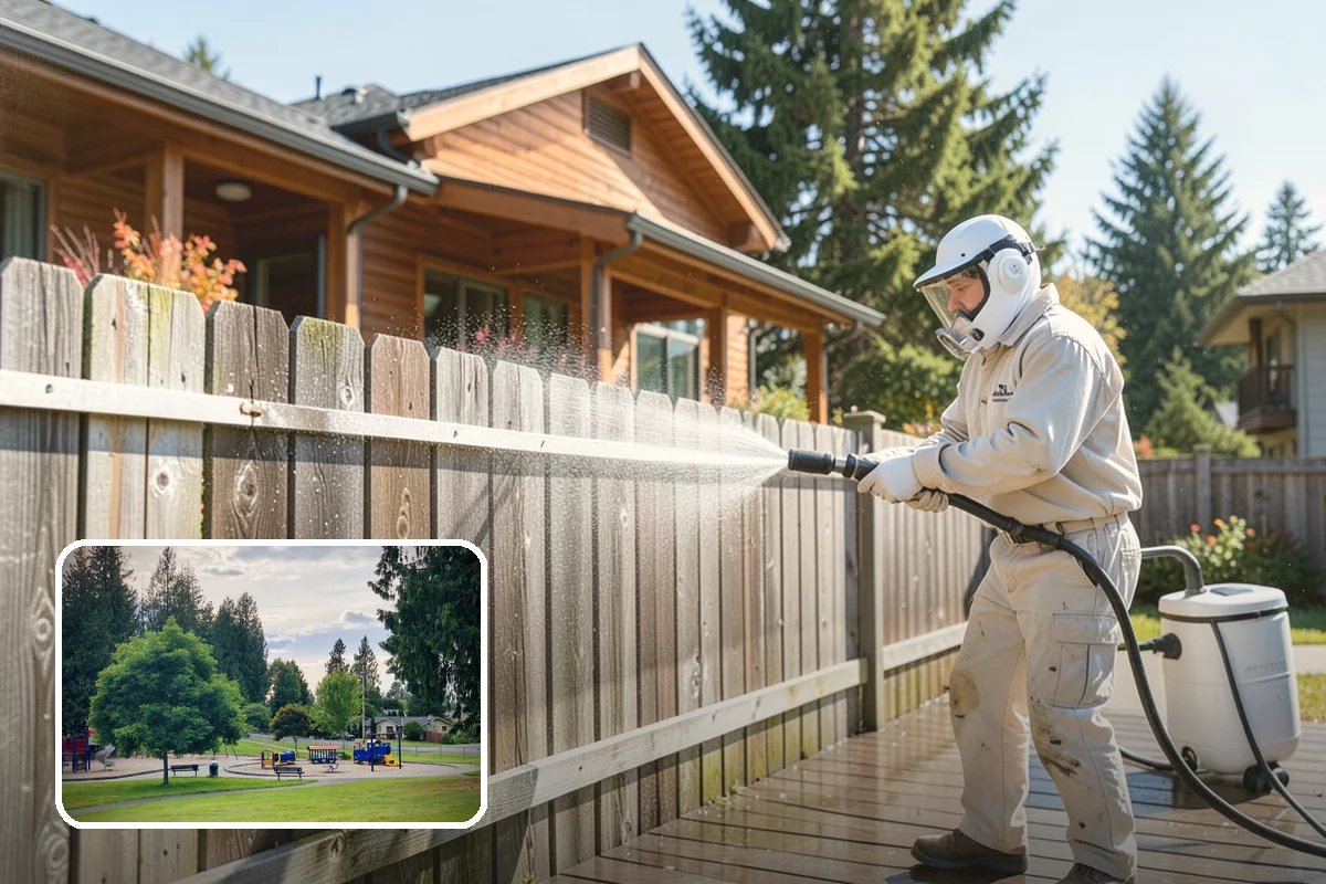 Roof Mildew Treatment in Bonney Lake, Pierce County, WA - Kills mildew at the source rather than hiding it