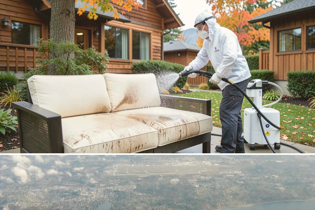 Roof Mildew Treatment in Burien, King County, WA - Apply mildew treatments in summer when warmth and dryness reinforce the fungicide's effect.