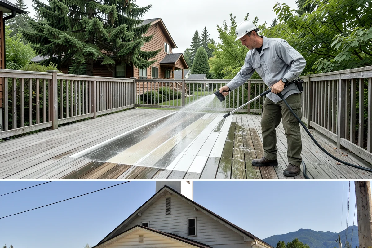 Roof Mildew Treatment in Concrete, Skagit County, WA - Apply mildew treatments in summer when warmth and dryness reinforce the fungicide's effect.