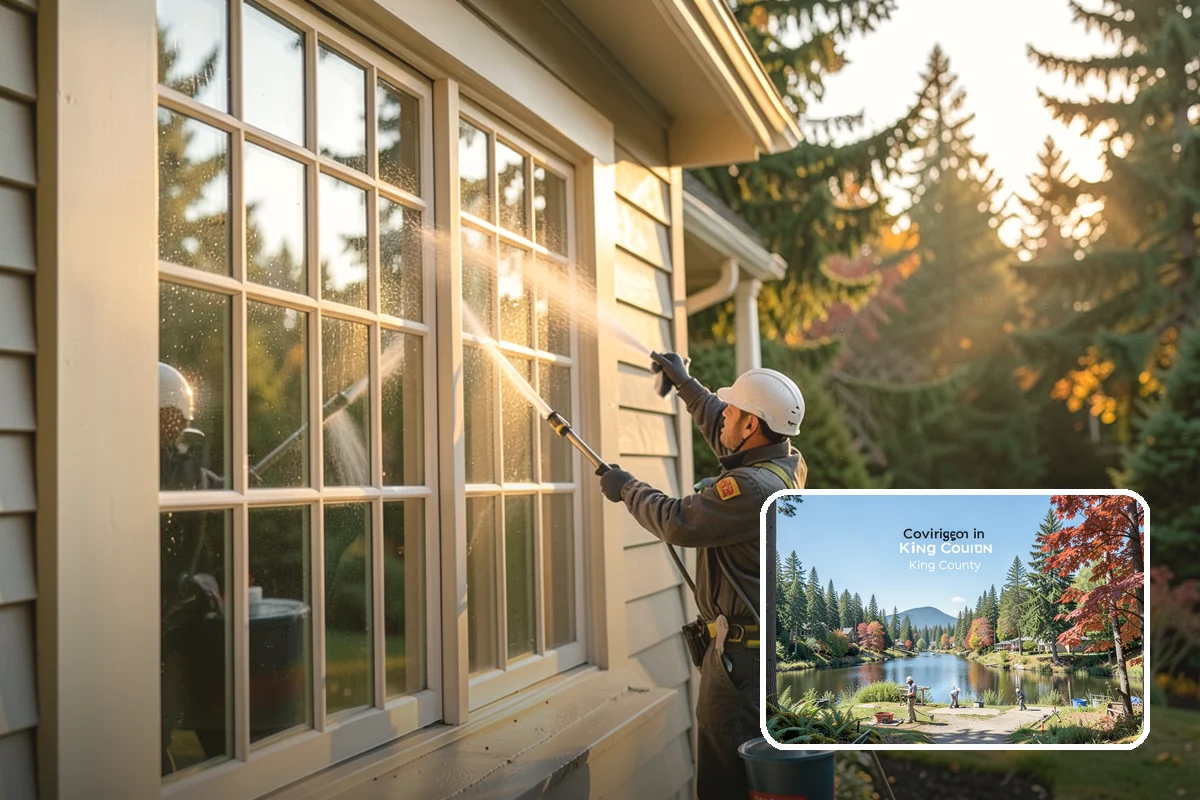 Roof Mildew Treatment in Covington, King County, WA - Kills mildew at the source rather than hiding it