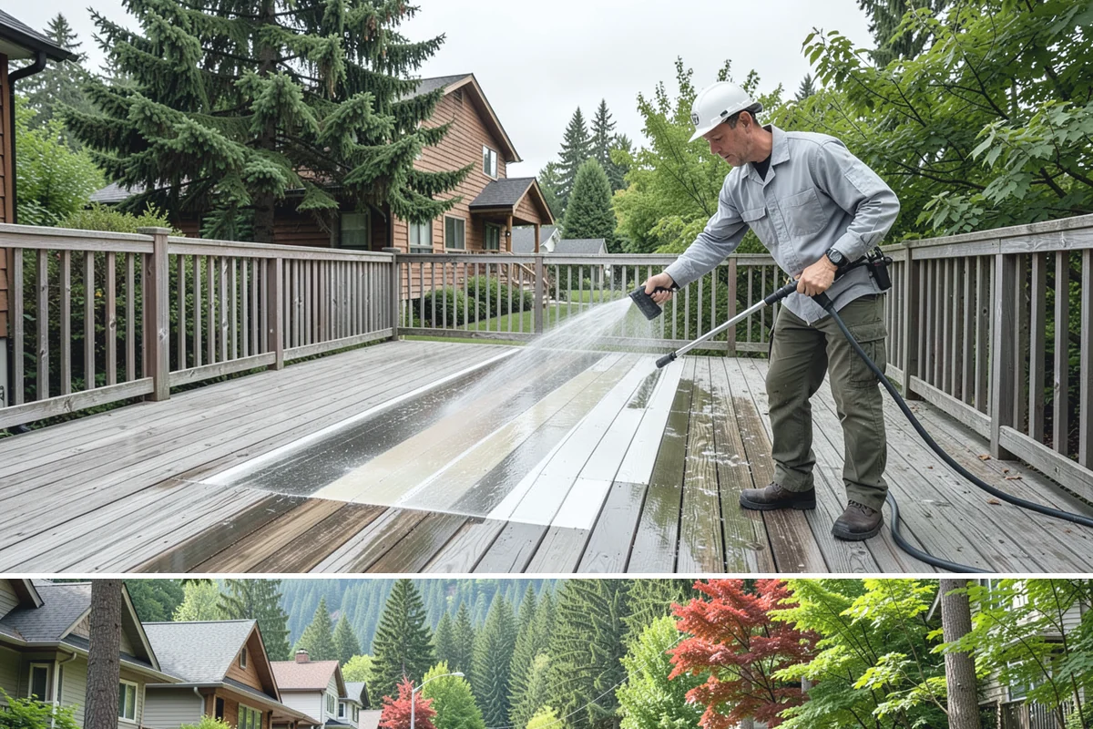 Roof Mildew Treatment in Darrington, Snohomish County, WA - Apply mildew treatments in summer when warmth and dryness reinforce the fungicide's effect.