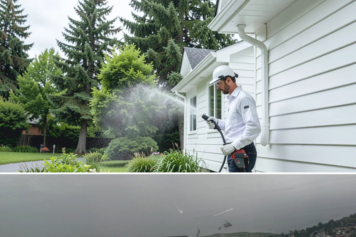 Roof Mildew Treatment in Des Moines, King County, WA - Apply mildew treatments in summer when warmth and dryness reinforce the fungicide's effect.