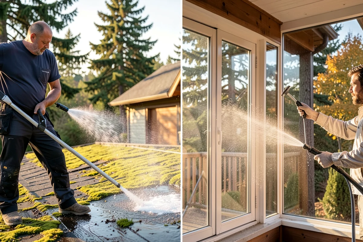 Roof Mildew Treatment in DuPont, Pierce County, WA - Identify mildew-prone shaded and low-airflow slopes