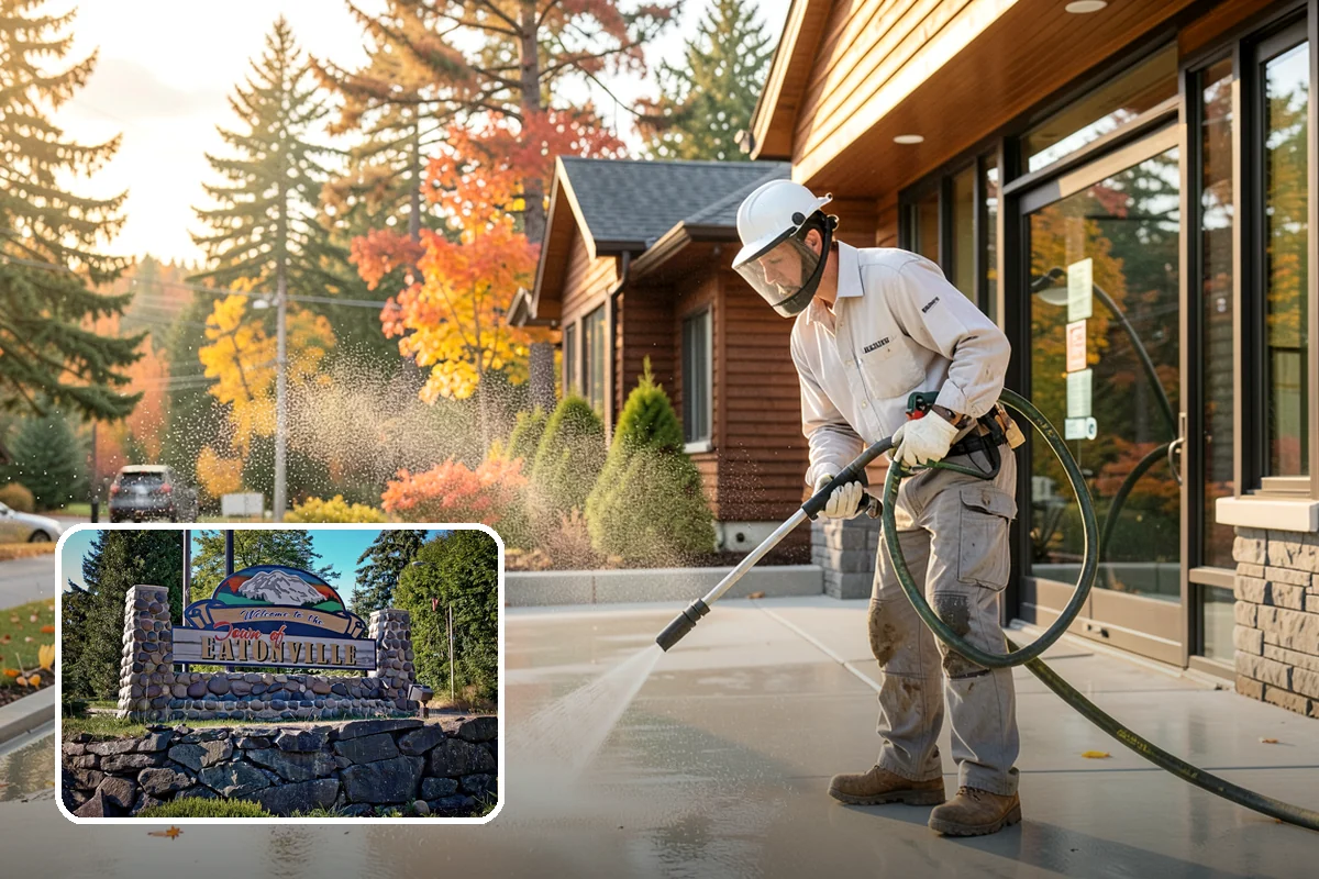 Roof Mildew Treatment in Eatonville, Pierce County, WA - Kills mildew at the source rather than hiding it