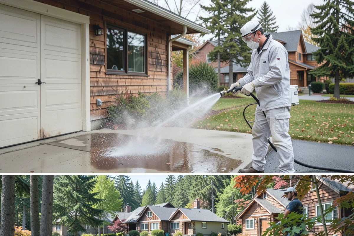 Roof Mildew Treatment in Edgewood, Pierce County, WA - Apply mildew treatments in summer when warmth and dryness reinforce the fungicide's effect.