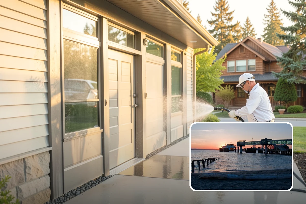 Roof Mildew Treatment in Edmonds, Snohomish County, WA - Kills mildew at the source rather than hiding it