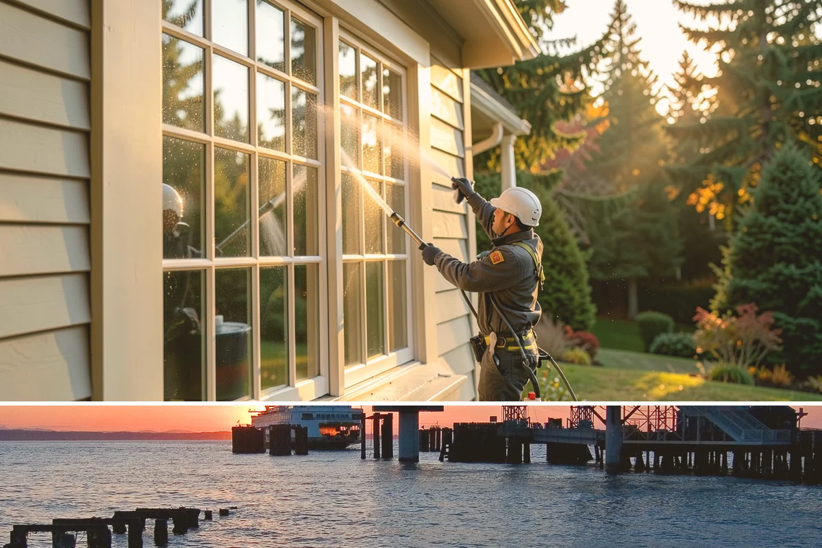 Roof Mildew Treatment in Edmonds, Snohomish County, WA - Apply mildew treatments in summer when warmth and dryness reinforce the fungicide's effect.