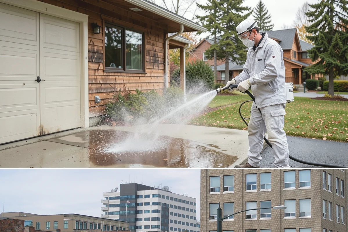 Roof Mildew Treatment in Everett, Snohomish County, WA - Apply mildew treatments in summer when warmth and dryness reinforce the fungicide's effect.